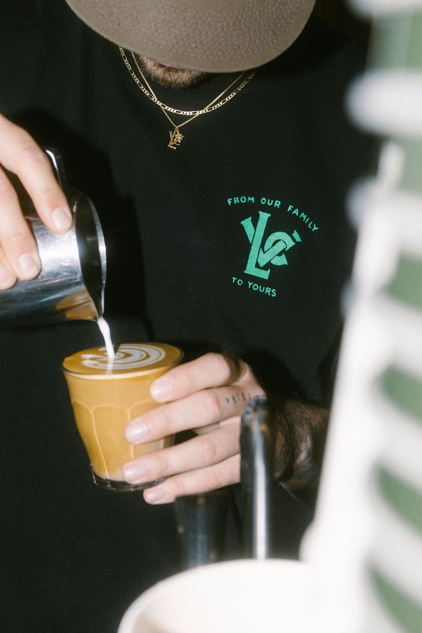 LVC Monogram T-Shirt - Black