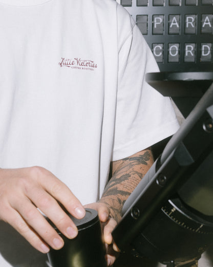 LVC Boxy Sleeping Fox T-Shirt - White