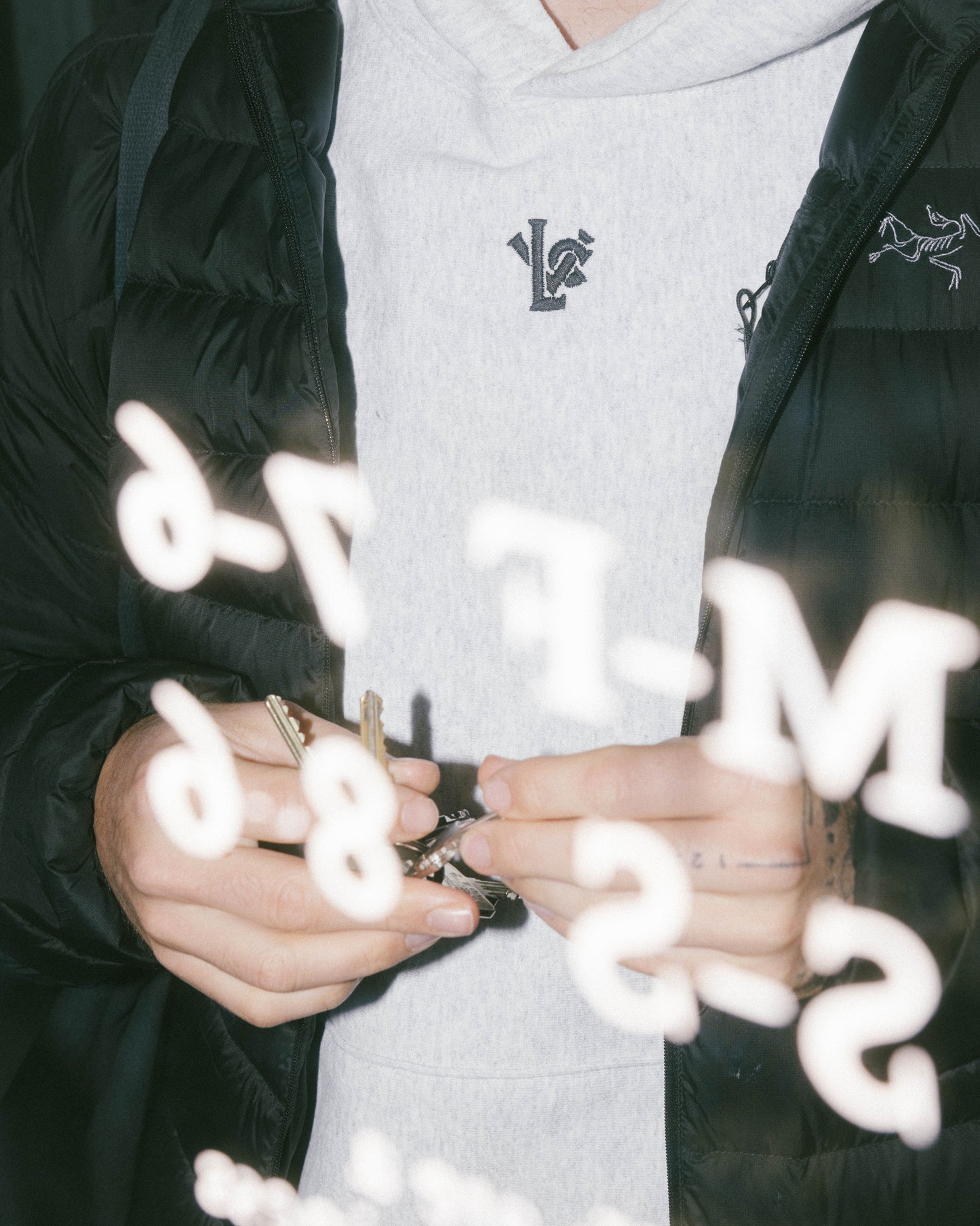 LVC Monogram Fleece Hoodie