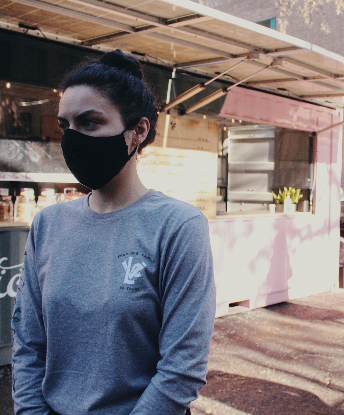LVC Sleeping Fox Long Sleeve - Grey