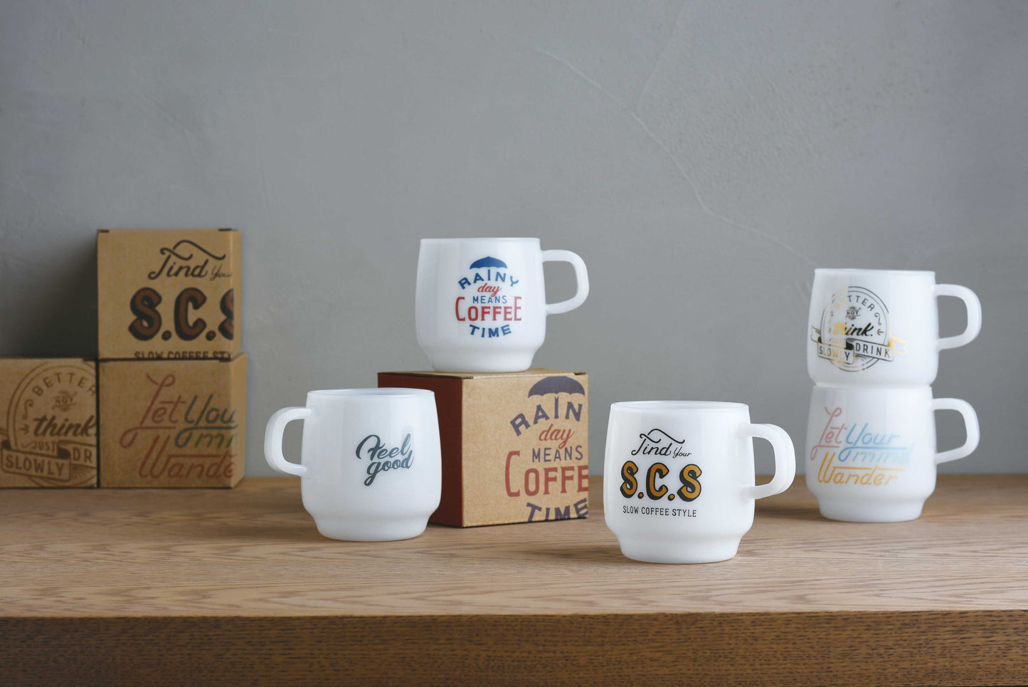 Kinto SCS Sign Paint Mugs
