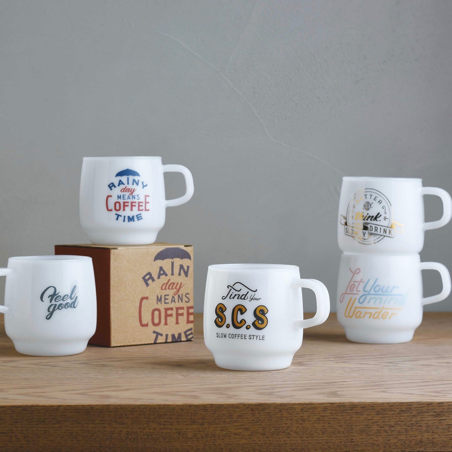 Kinto SCS Sign Paint Mugs